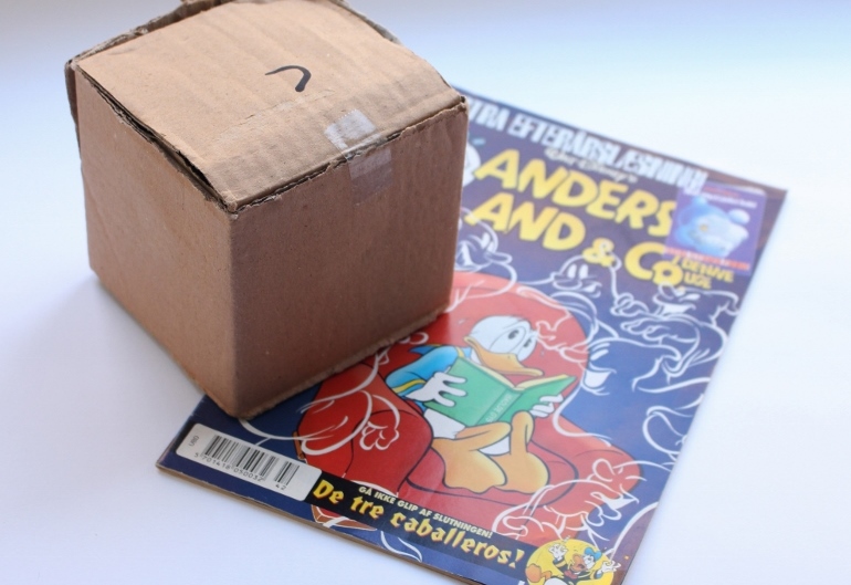 Want unique gift wrapping ideas? Use old comic books as wrapping paper for small sized gifts