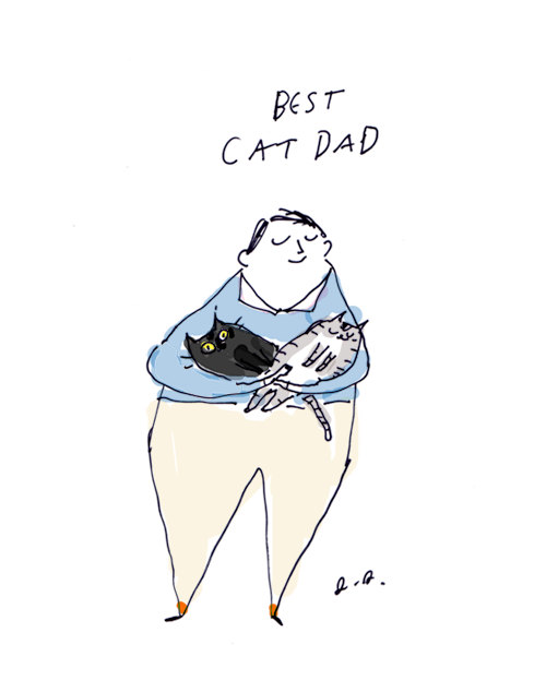 best cat dad card for cat owners