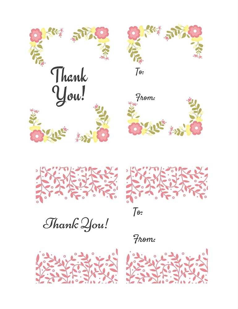 printable gift tags from The Orange Gift Bag