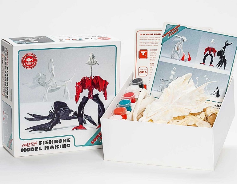 icelandic lego or fish bone modelling kit for kids