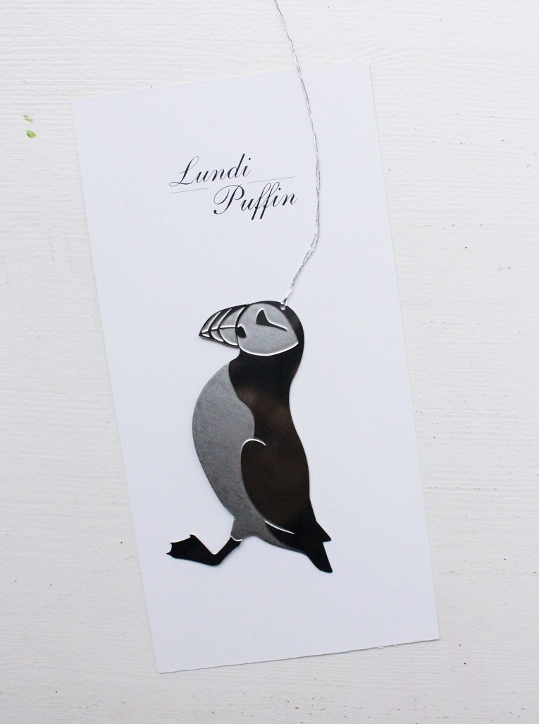 Icelandic puffin decoration
